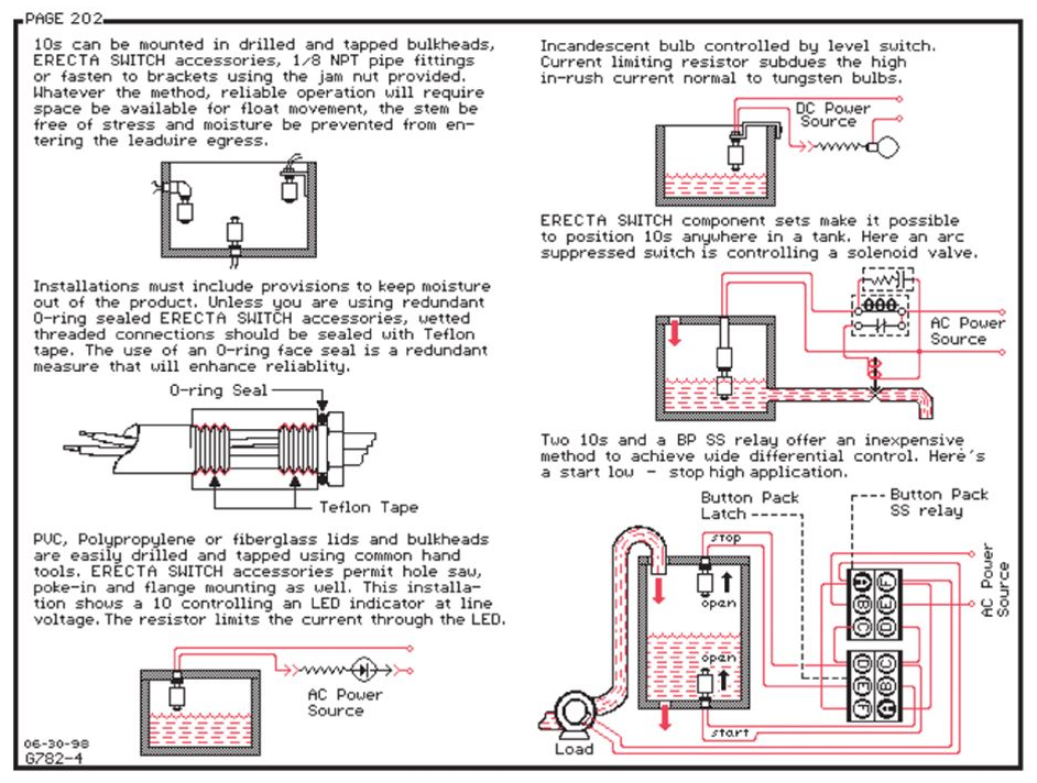 A General Description - 3 of a 10-782-PP Level Switch.