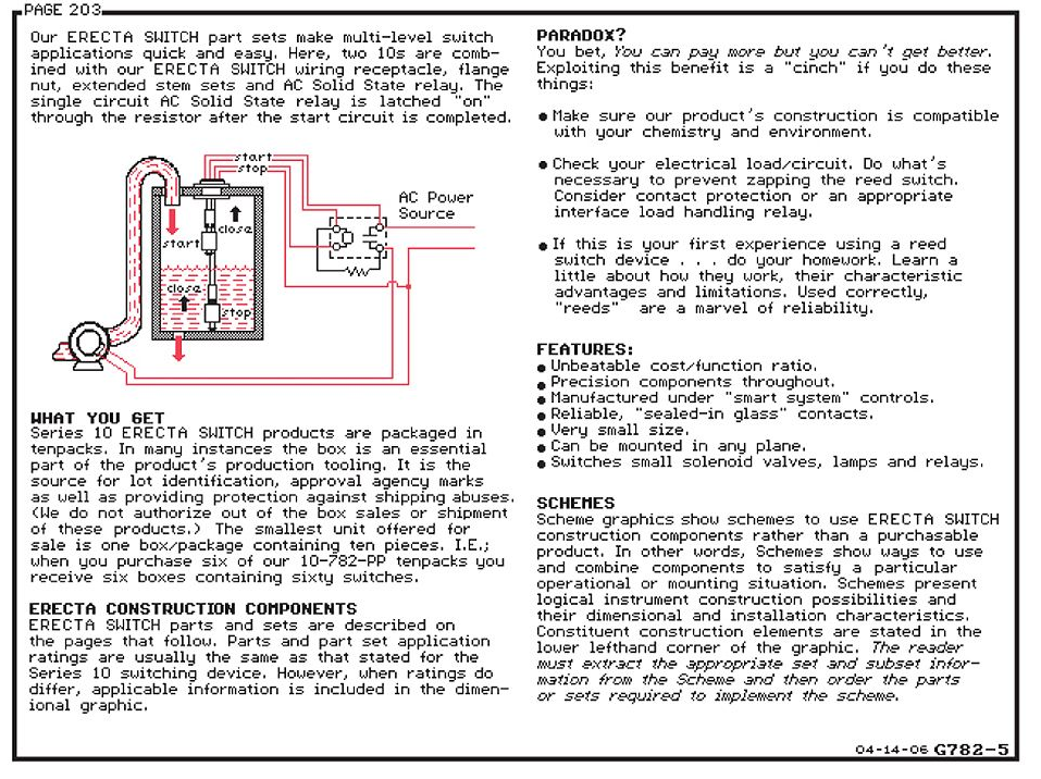 Compac Engineering Compac Engineering - Erecta Switch 10-782-PP – Wales Instruments & Valves
